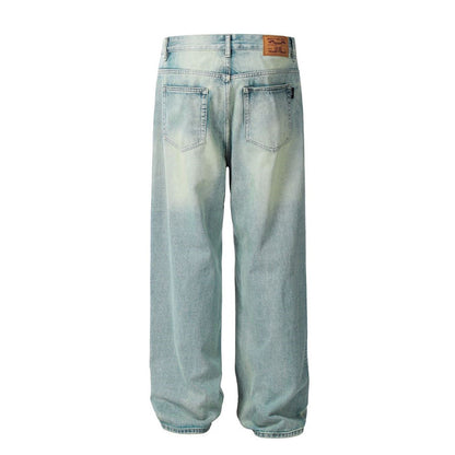 Amerikanische Retro gewaschene Jeans