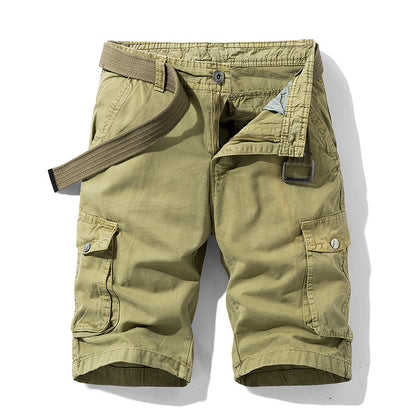 Men's cotton overalls shorts