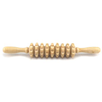 Wood-Massage-Stick Roller Trigger-Point-Recovery-Tool Muscle-Relax-Device Back-Leg Neck-Foot