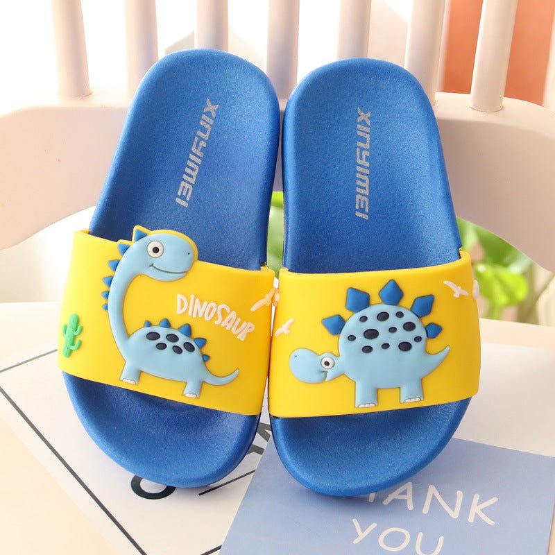 Summer Cute Thick - soled Soft - soled Home Indoor Outdoor Solid Color Sandals And Slippers - Joker