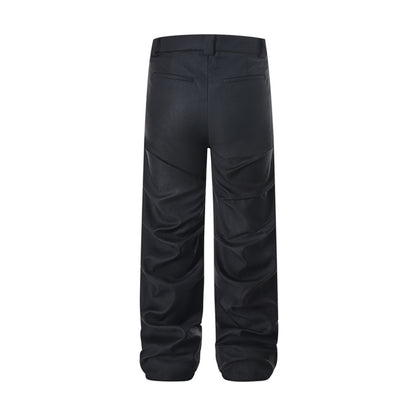 Men's Fashion Pleated Wide-leg Casual Pants