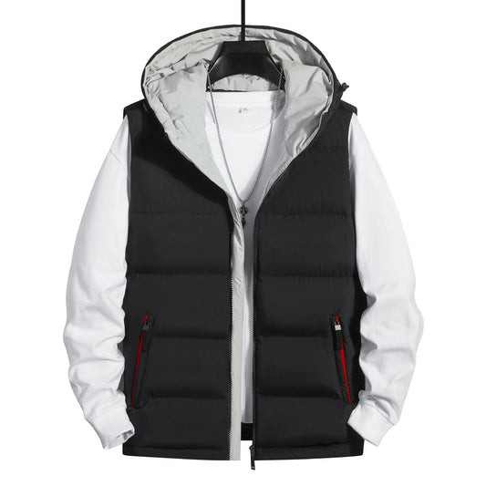 New Sports Casual Hooded Youth Sleeveless Vest