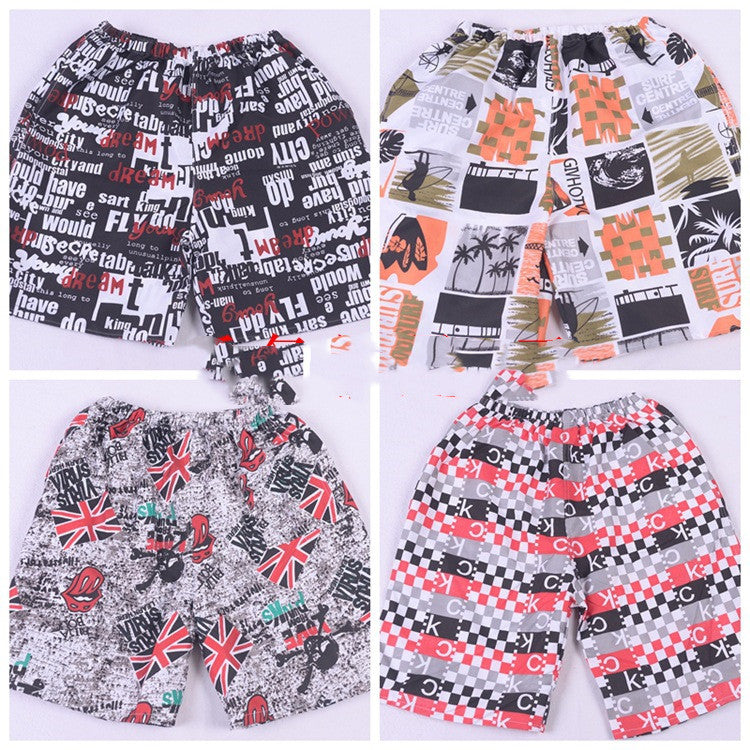 Men's Quick-drying Peach Skin Youth Thin Five 5 Points Seaside Beach Shorts