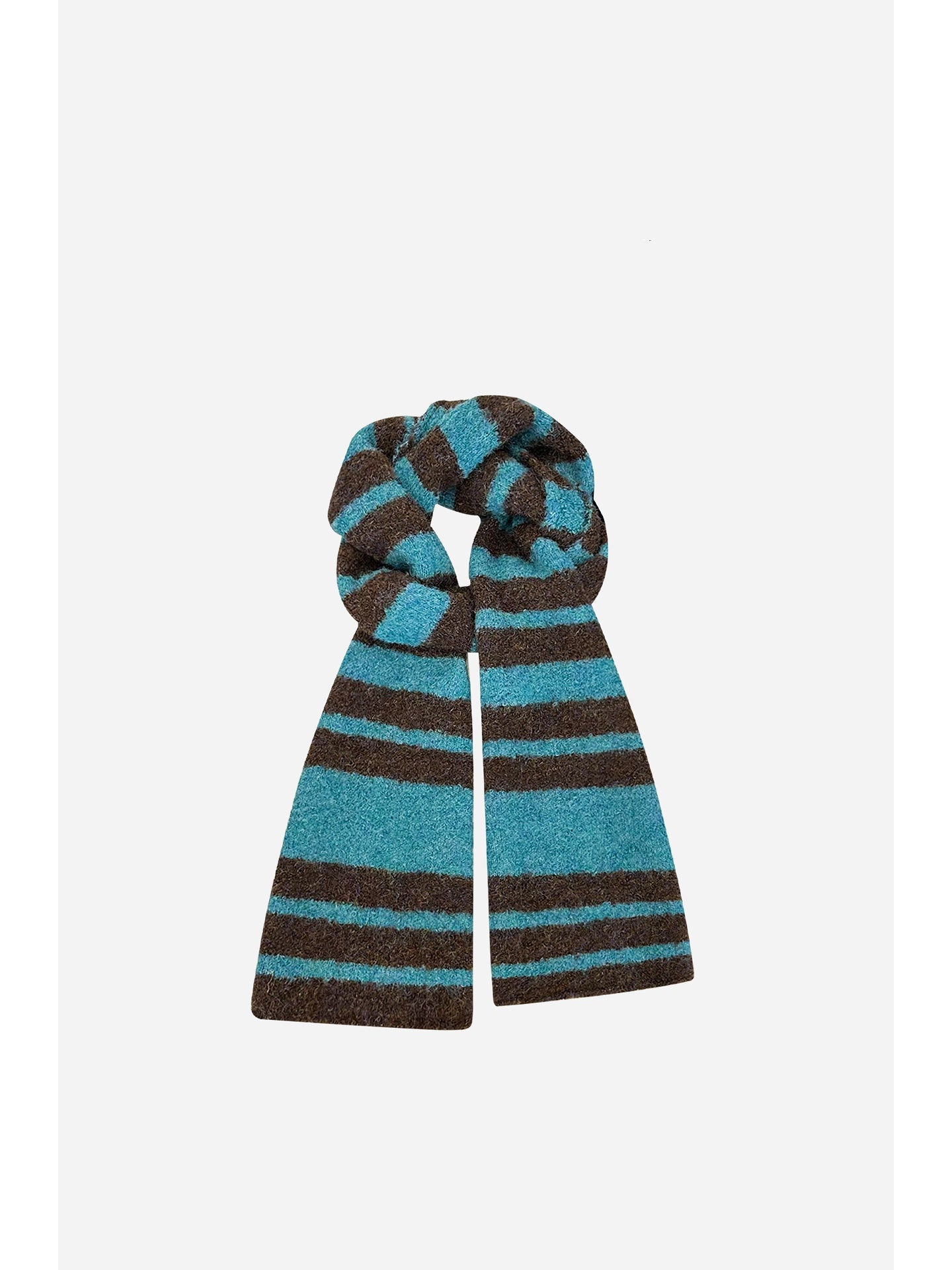 Striped Knit Scarf Women's Warm Neck Warmer