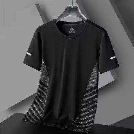Men's Sporty Fashionable And Minimalist Short-sleeve Shirt