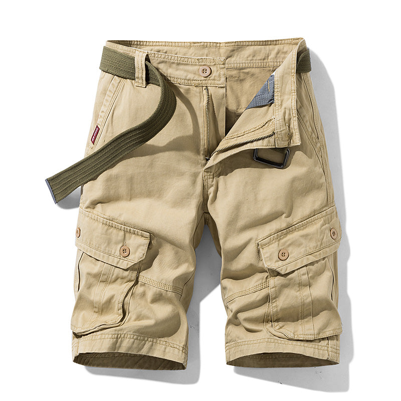 Men's cotton overalls shorts