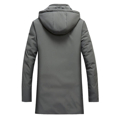 Winter Thickened And Insulated Cotton Coat For Middle-aged And Elderly Dads