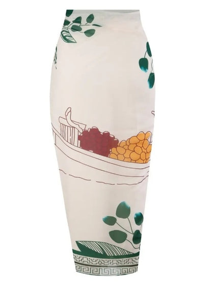 Luxuriöses 2-teiliges Bade-Set: Eleganter Bikini mit passendem Sarong-Wickelrock – Stilvoller Beach-Look