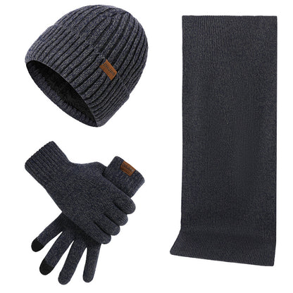 Mützenschal Und Handschuhe Dreiteiliges Set