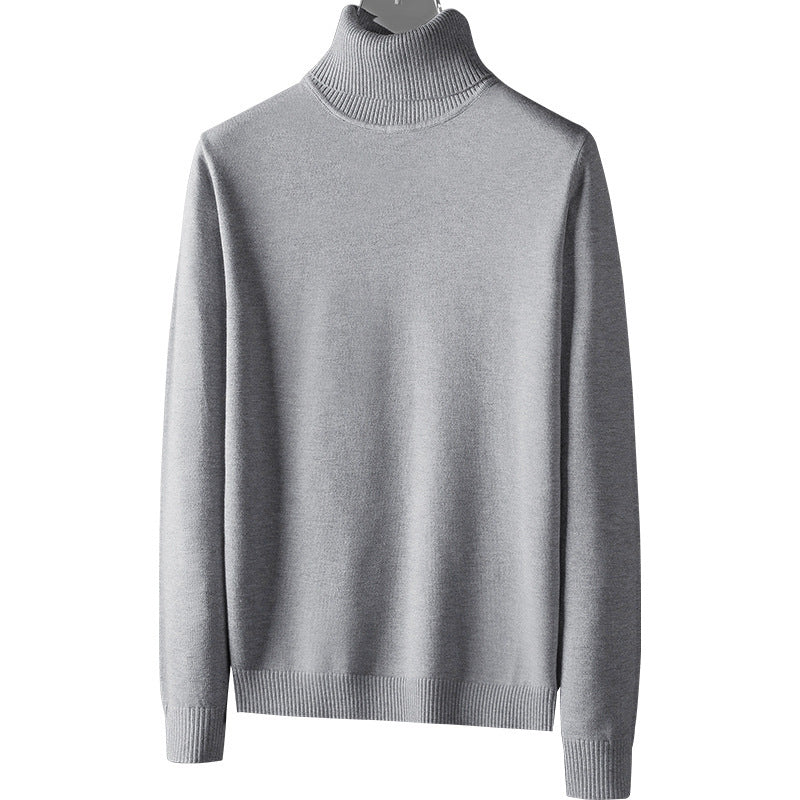 Thickened Men's Turtleneck Thermal Knitwear For Autumn And Winter