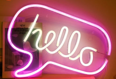 LED-Neon-Licht, Acryl-Rückwand, Raum-Dekoration-Nachtlicht