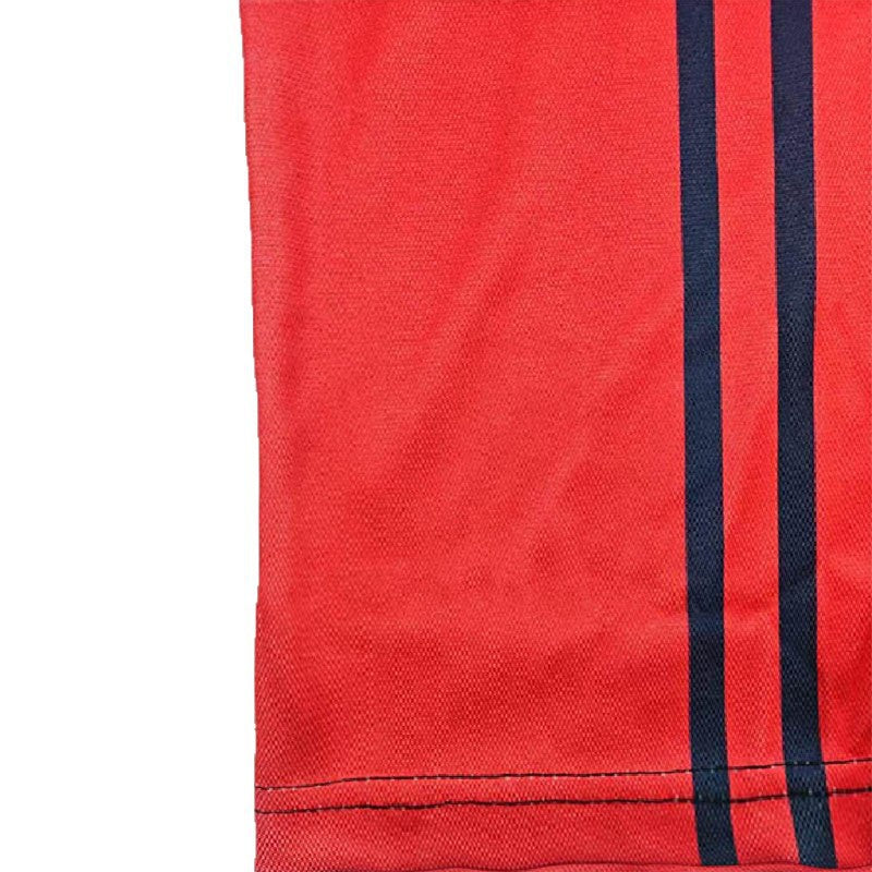 Loose Striped Printed Short Sleeve Polo Shirt For Men