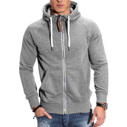 Men's Colorblock Casual Cardigan Sweater
