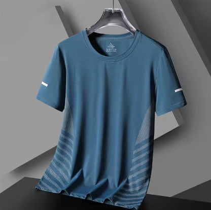 Men's Sporty Fashionable And Minimalist Short-sleeve Shirt