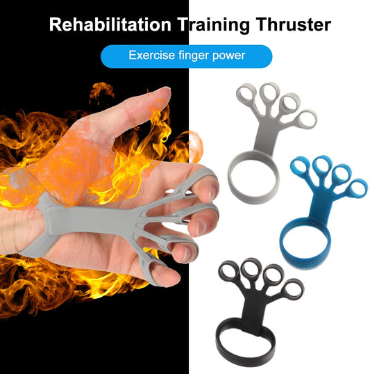 Silicone Grip Device Finger Exercise Stretcher Arthritis Hand Grip Trainer Strengthen Rehabilitation Training To Relieve Pain - Joker