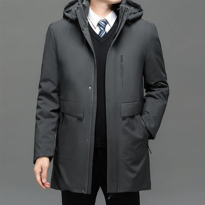 Men's Thickened Detachable Liner Thermal Cotton Padded Jacket