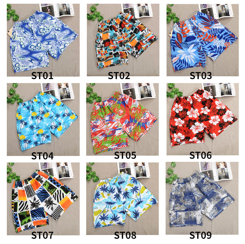 Men's Quick-drying Peach Skin Youth Thin Five 5 Points Seaside Beach Shorts