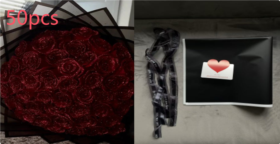 Personalisierte Valentinstag Brautstrauß