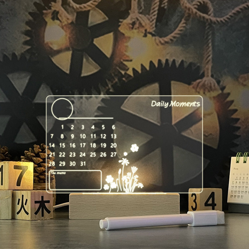 Creative Note Board Dekorations-Nachtlampe