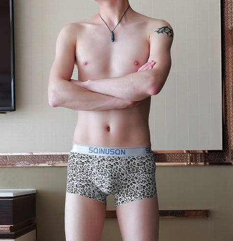 New Ice Silk Men's Thin Breathable Boxer Pants