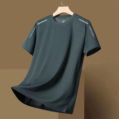 Men's Sporty Fashionable And Minimalist Short-sleeve Shirt