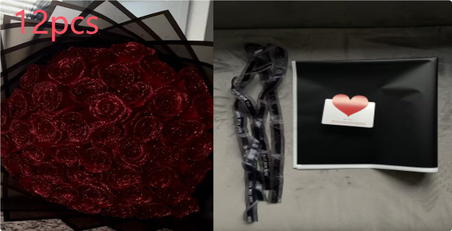 Personalisierte Valentinstag Brautstrauß