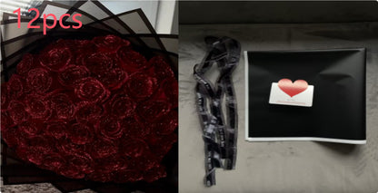 Personalisierte Valentinstag Brautstrauß