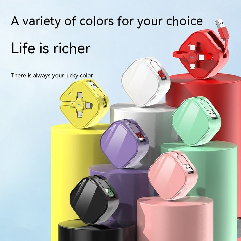 Drei-in-Eins-Halter Teleskop-Datenkabel