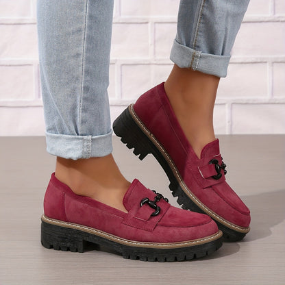 Women's Loafers With Horsebit Decoration