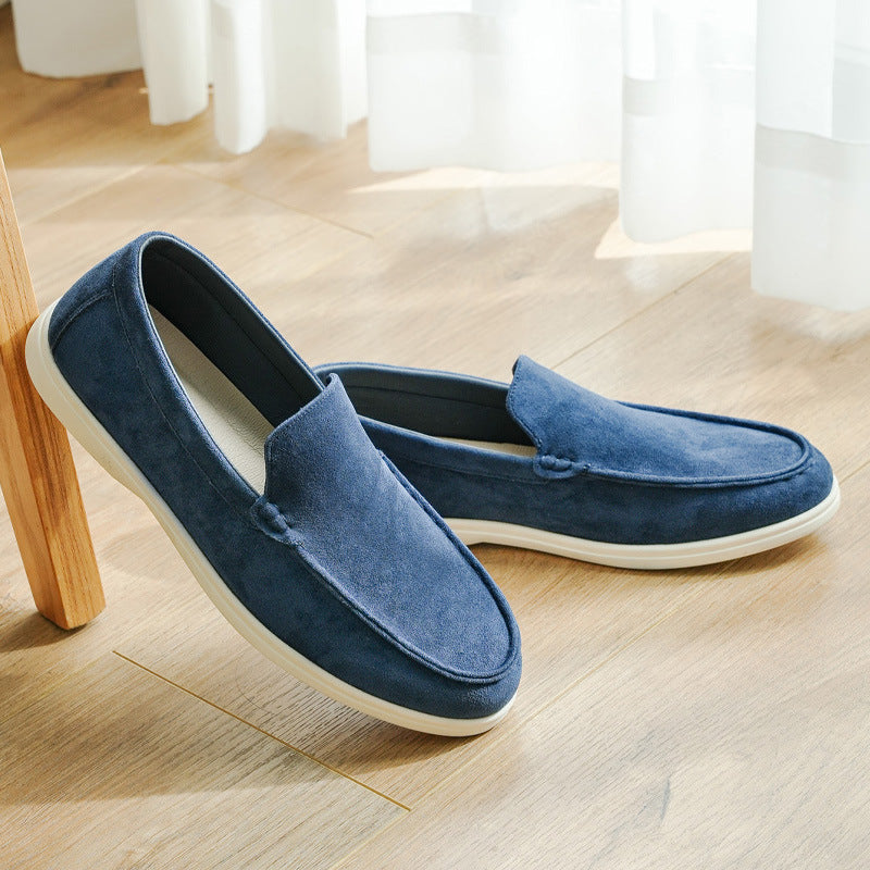 Slip-on Suede Loafers Shoe Cover Lazy Feet