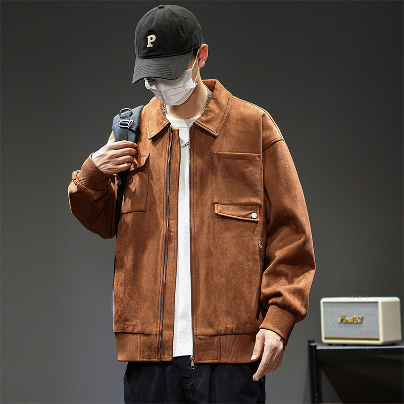 Men's Lapel Jacket Casual Outerwear