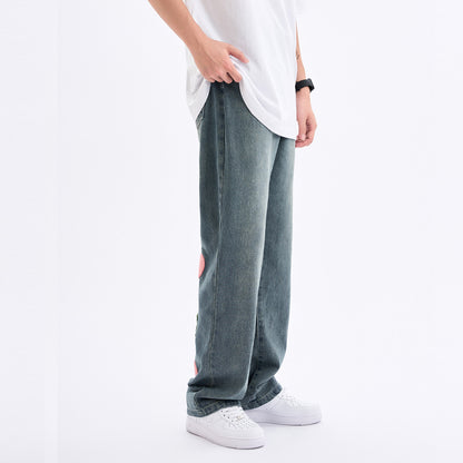 Hip Hop Jeans mit Kordelzug