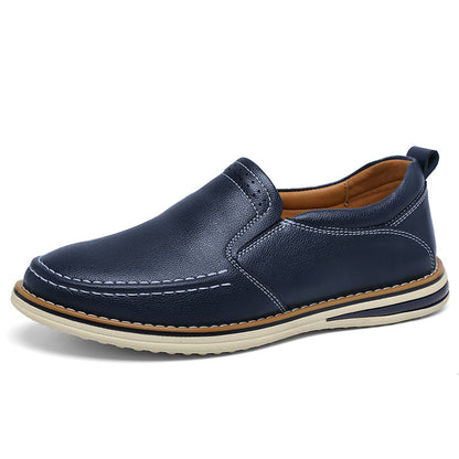 Handgenähte Lässige Leder Slip-on Schuhe