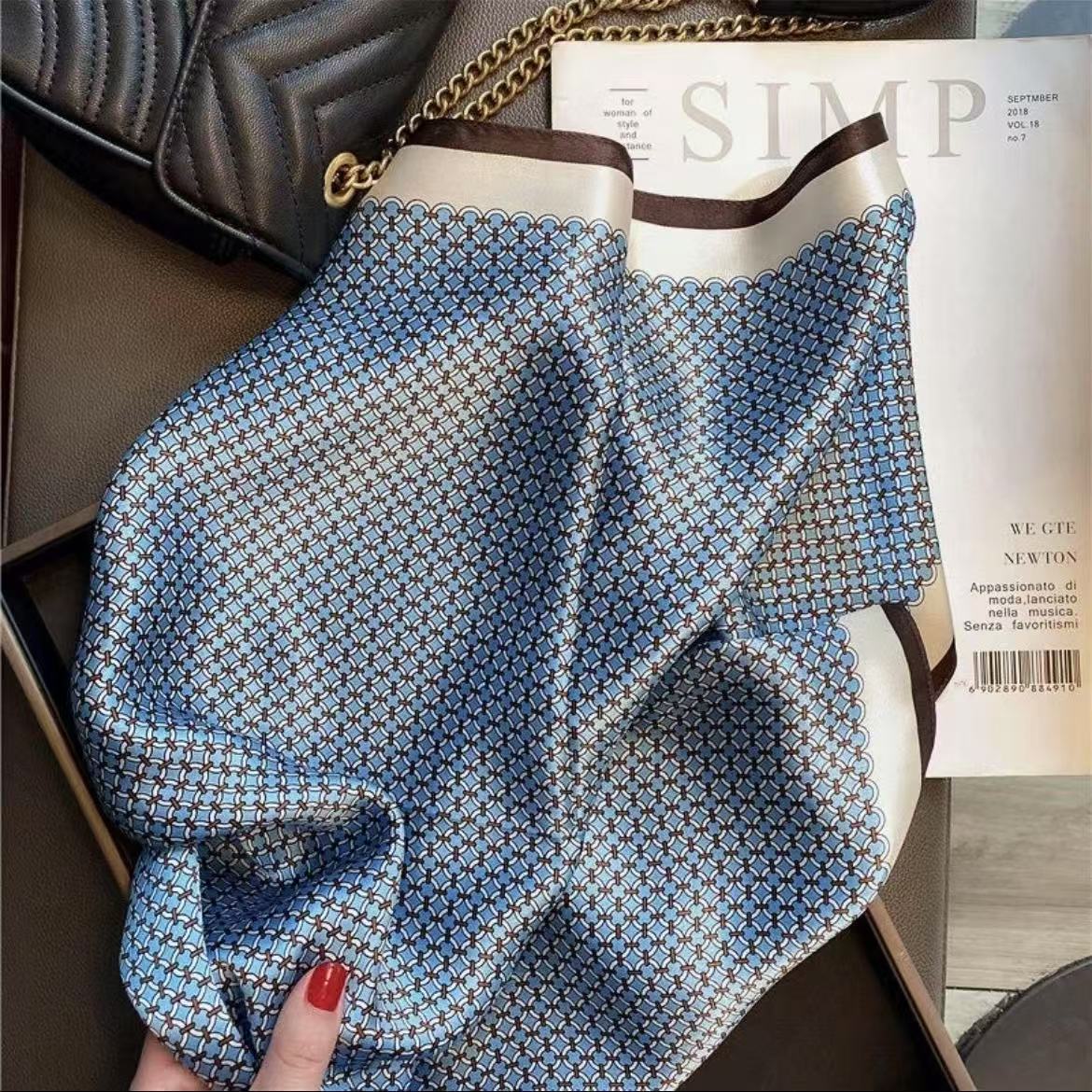 High-end Ladies' Small Square Handkerchief