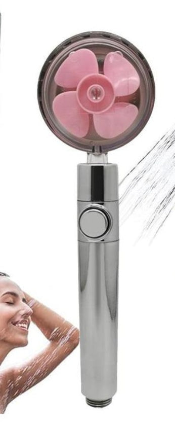 Propeller-getriebener Duschkopf Mit Stoppknopf