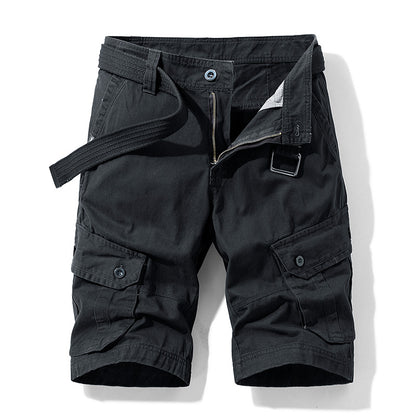 Men's cotton overalls shorts