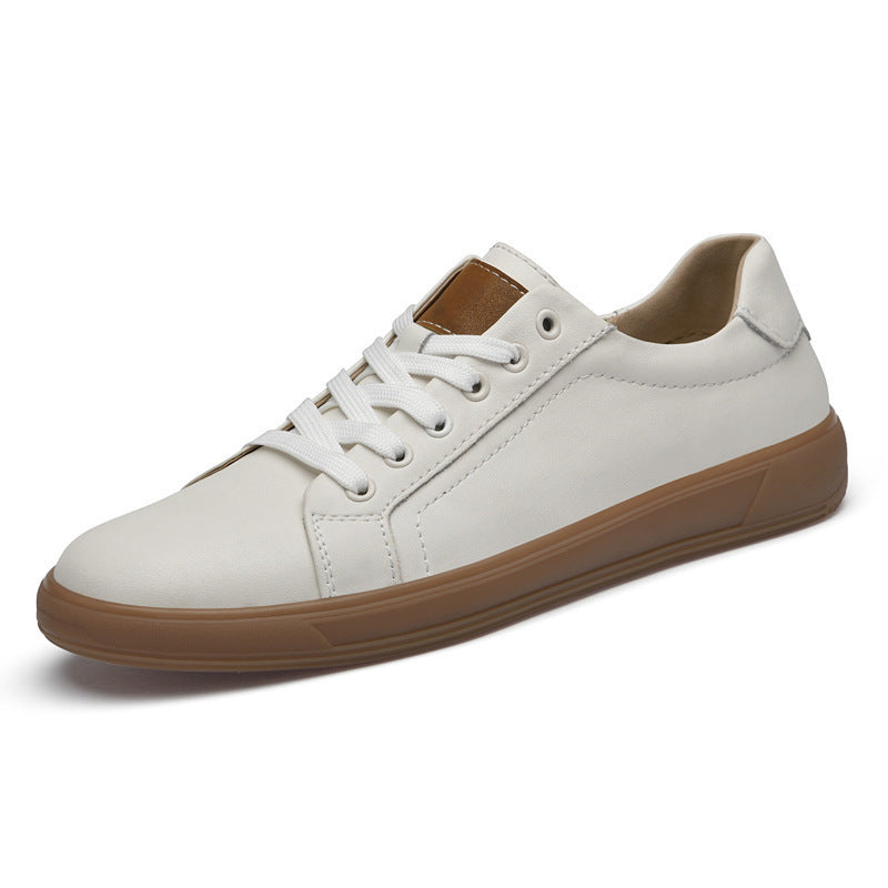Frühlingsmode Schnürschuhe Leder Low-top