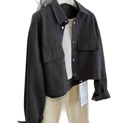 Kurze Oversized-Jacke im Utility-Style