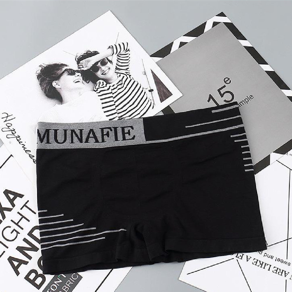 Men's Square Letter Underpants Are Breathable And Elastic
