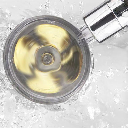 Propeller-getriebener Duschkopf Mit Stoppknopf