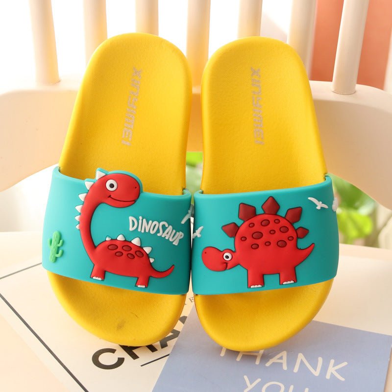 Summer Cute Thick - soled Soft - soled Home Indoor Outdoor Solid Color Sandals And Slippers - Joker