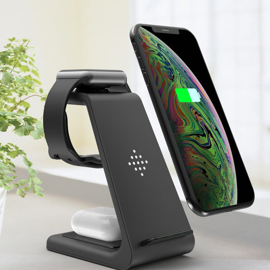3 In 1 Fast Charging Station Wireless Charger Stand Wireless Quick Charge Dock For Phone Holder - Joker