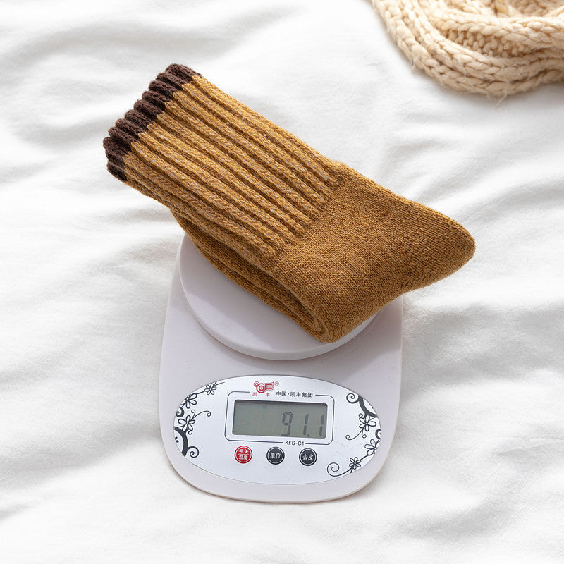 Winter New Thickened Women's Terry Tube Socks