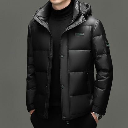 New Style Casual Windproof And Cold-resistant Jacket With Detachable Hood