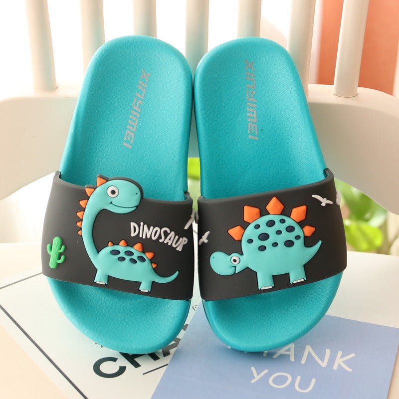 Summer Cute Thick - soled Soft - soled Home Indoor Outdoor Solid Color Sandals And Slippers - Joker