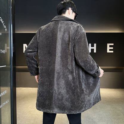 Lange Baumwollmantel - Winddichter Mantel