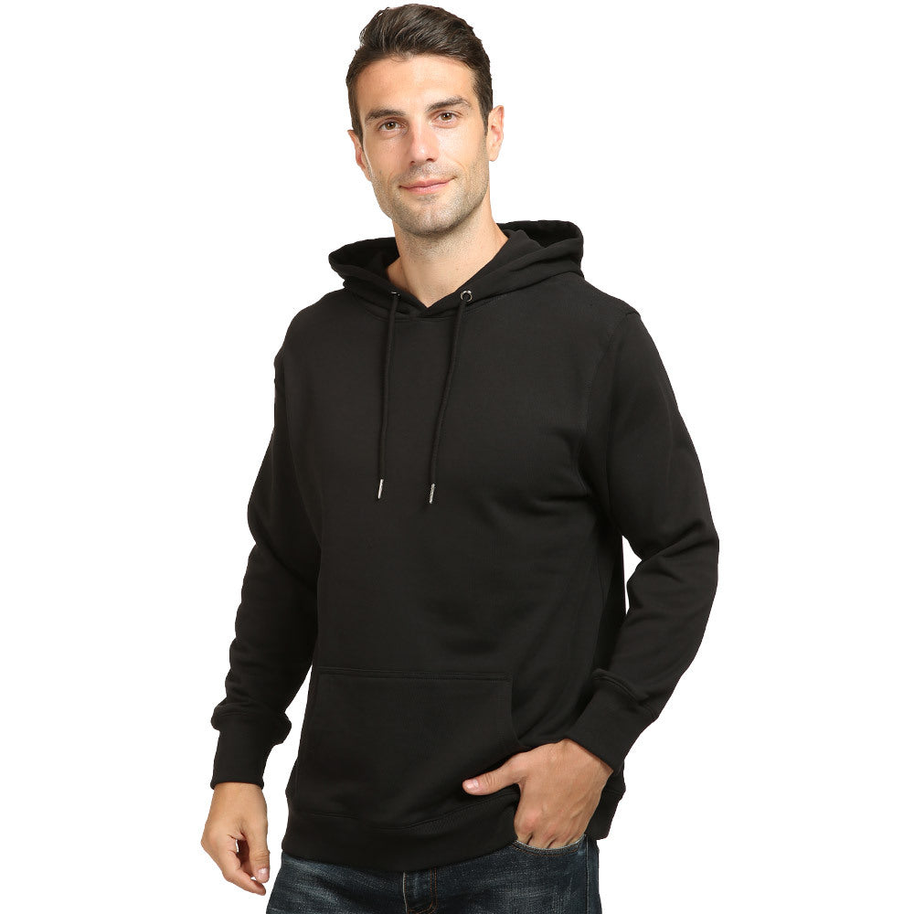 Men's Hooded Padded Terry Pullover Sweater