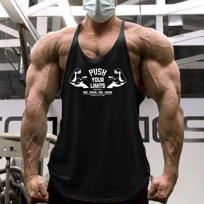 Men's Pure Cotton Thin Strap Sleeveless Tank Top