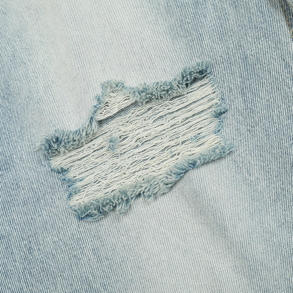 Fashion Knife Ripped Jeans For Men