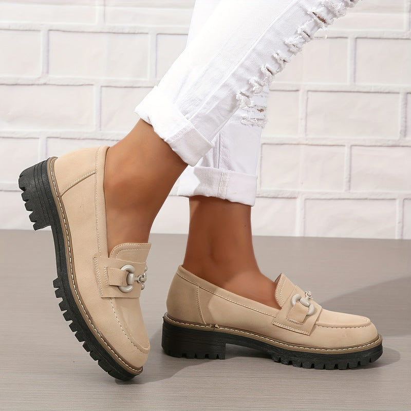 Women's Loafers With Horsebit Decoration